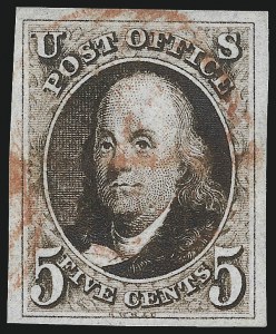 Sale 1068, Lot 3, 1847 Issue and 1875 Reproduction of 1847 Issue