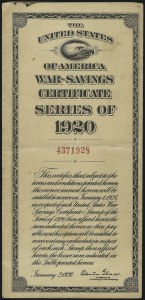 Sale 1068, Lot 475, Postal Savings