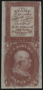 Sale 1068, Lot 61, Specialized 1c 1861-66 Issue