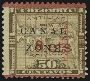 Sale 1068, Lot 612, U.S. Possessions: Canal Zone