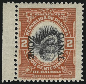 Sale 1068, Lot 619, U.S. Possessions: Canal Zone