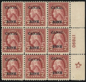 Sale 1068, Lot 626, U.S. Possessions: Canal Zone