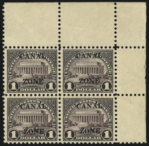 Sale 1068, Lot 660, U.S. Possessions: Canal Zone