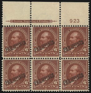 Sale 1068, Lot 734, U.S. Possessions: Philippines, thru 1926