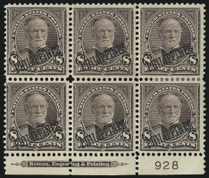 Sale 1068, Lot 737, U.S. Possessions: Philippines, thru 1926