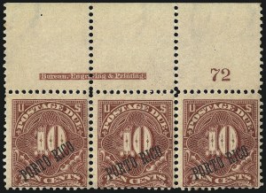 Sale 1068, Lot 851, U.S. Possessions: Puerto Rico, Ryuku Islands, Possessions Group Lots