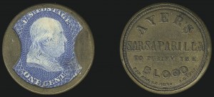 Sale 1068, Lot 86, Civil War Encased Postage