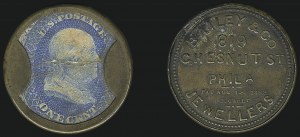 Sale 1068, Lot 87, Civil War Encased Postage