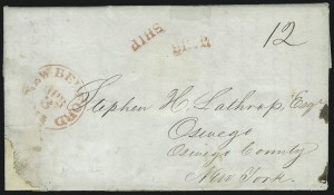 Sale 1068, Lot 870, Hawaii: Stampless thru 1868 Kamehameha III Issues