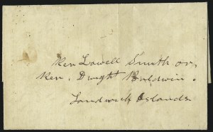 Sale 1068, Lot 871, Hawaii: Stampless thru 1868 Kamehameha III Issues