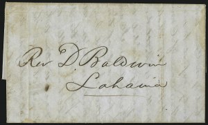 Sale 1068, Lot 872, Hawaii: Stampless thru 1868 Kamehameha III Issues