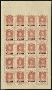 Sale 1068, Lot 887, Hawaii: Stampless thru 1868 Kamehameha III Issues