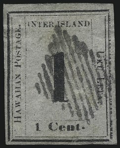 Sale 1068, Lot 894, Hawaii: 1859-65 Numeral Issues