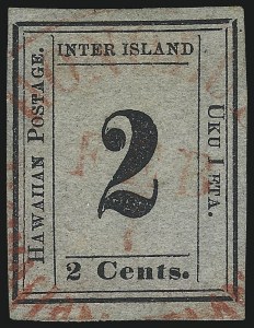Sale 1068, Lot 895, Hawaii: 1859-65 Numeral Issues