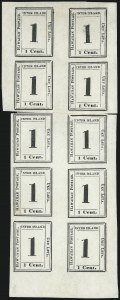 Sale 1068, Lot 901, Hawaii: 1859-65 Numeral Issues