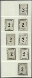 Sale 1068, Lot 905, Hawaii: 1859-65 Numeral Issues