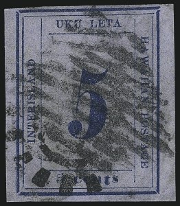 Sale 1068, Lot 919, Hawaii: 1859-65 Numeral Issues