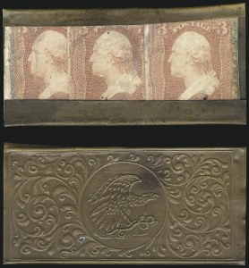 Sale 1068, Lot 92, Civil War Encased Postage