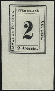 Sale 1068, Lot 928, Hawaii: 1859-65 Numeral Issues