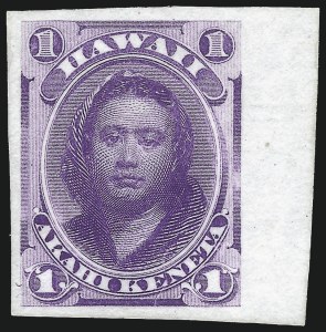Sale 1068, Lot 943, Hawaii: 1861 thru Royal Portraits Issues
