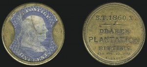 Sale 1068, Lot 96, Civil War Encased Postage