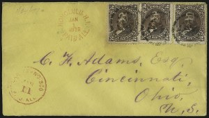 Sale 1068, Lot 966, Hawaii: 1861 thru Royal Portraits Issues