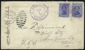 Sale 1068, Lot 969, Hawaii: 1861 thru Royal Portraits Issues