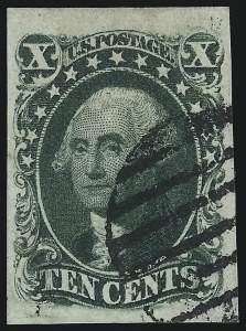 Sale 1074, Lot 523, 5c-10c 1851 Issue (Scott 12-16)