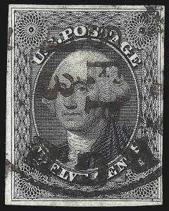 Sale 1074, Lot 535, 12c 1851 Issue (Scott 17)