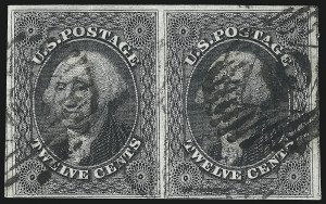 Sale 1074, Lot 540, 12c 1851 Issue (Scott 17)