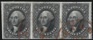Sale 1074, Lot 542, 12c 1851 Issue (Scott 17)