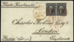 Sale 1074, Lot 544, 12c 1851 Issue (Scott 17)