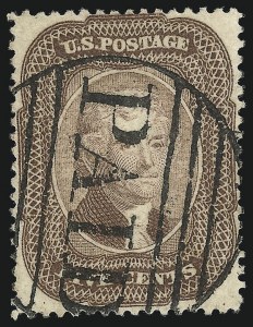 Sale 1074, Lot 554, 5c 1857-60 Issue (Scott 27-30A)