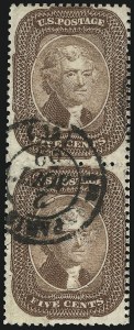 Sale 1074, Lot 559, 5c 1857-60 Issue (Scott 27-30A)