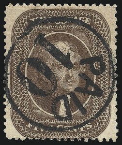 Sale 1074, Lot 568, 5c 1857-60 Issue (Scott 27-30A)