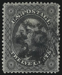 Sale 1074, Lot 609, 12c-24c 1857-60 Issue (Scott 36-37)