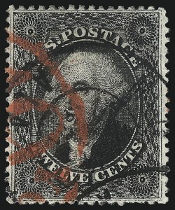 Sale 1074, Lot 621, 12c-24c 1857-60 Issue (Scott 36-37)
