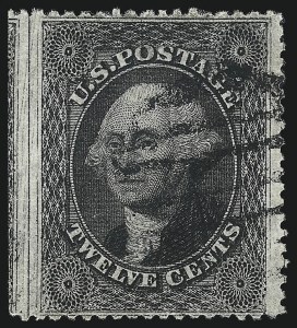 Sale 1074, Lot 622, 12c-24c 1857-60 Issue (Scott 36-37)