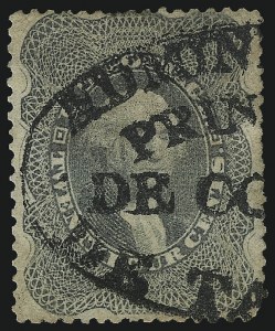 Sale 1074, Lot 635, 12c-24c 1857-60 Issue (Scott 36-37)