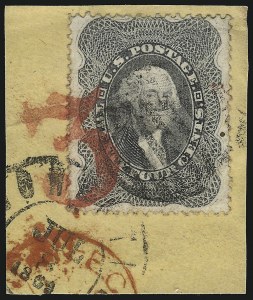 Sale 1074, Lot 636, 12c-24c 1857-60 Issue (Scott 36-37)