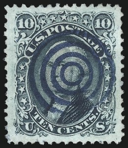 Sale 1074, Lot 673, 10c 1861 Issue (Scott 68)