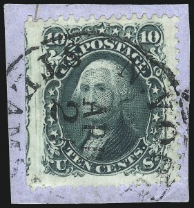 Sale 1074, Lot 675, 10c 1861 Issue (Scott 68)