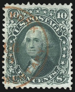 Sale 1074, Lot 676, 10c 1861 Issue (Scott 68)