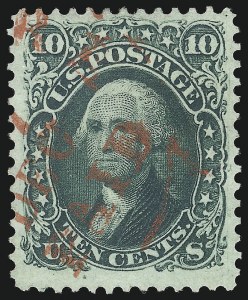 Sale 1074, Lot 677, 10c 1861 Issue (Scott 68)