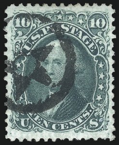 Sale 1074, Lot 686, 10c 1861 Issue (Scott 68)