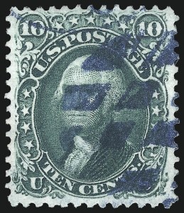 Sale 1074, Lot 692, 10c 1861 Issue (Scott 68)
