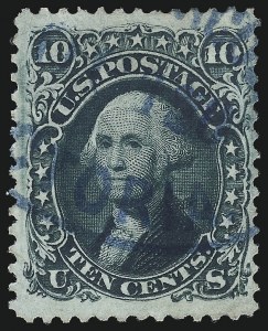 Sale 1074, Lot 694, 10c 1861 Issue (Scott 68)