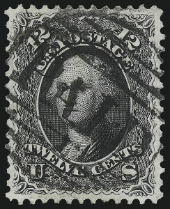 Sale 1074, Lot 705, 12c 1861 Issue (Scott 69)