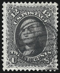 Sale 1074, Lot 710, 12c 1861 Issue (Scott 69)