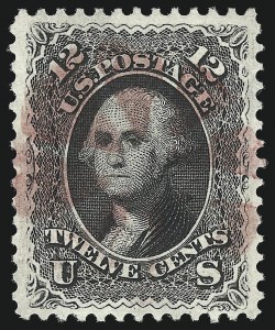 Sale 1074, Lot 712, 12c 1861 Issue (Scott 69)